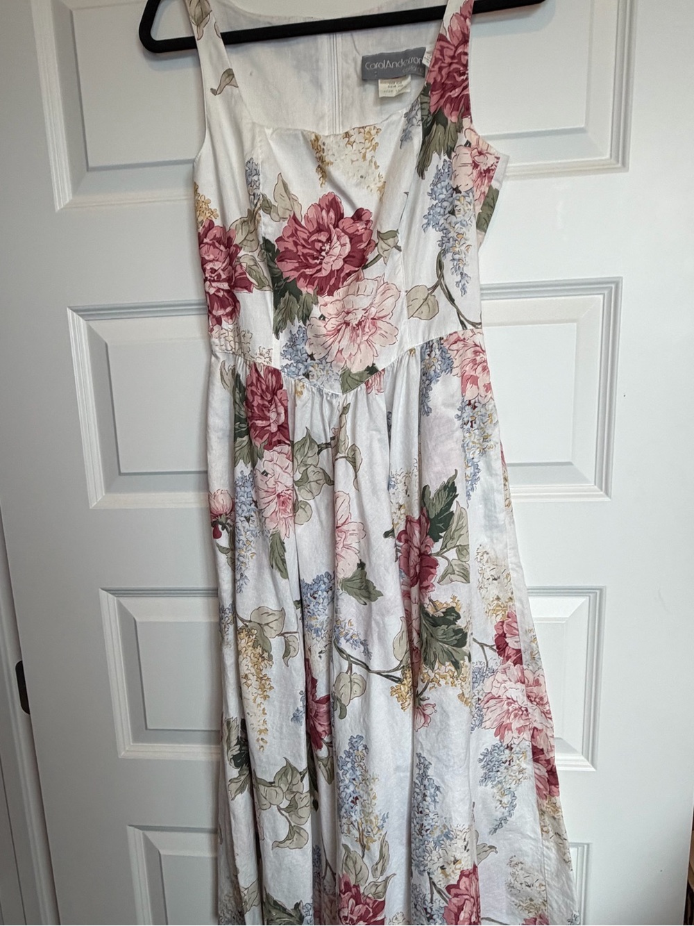 Vintage 90s Carol Anderson California Floral Prairie Sundress